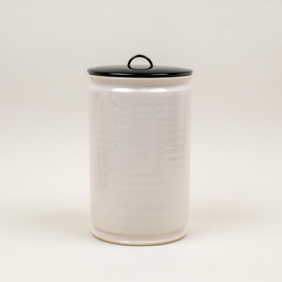 加藤藤山 白磁 和蘭陀 水指 共箱／茶道具