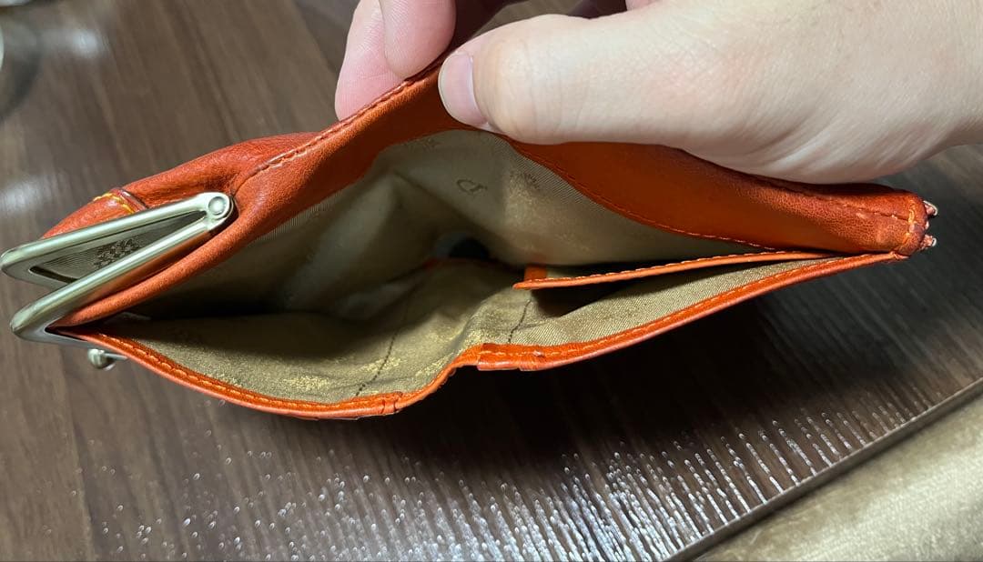 Dakota ダコタ 財布ハーヴェスト 小銭入れ付き二つ折り財布 オレンジ
