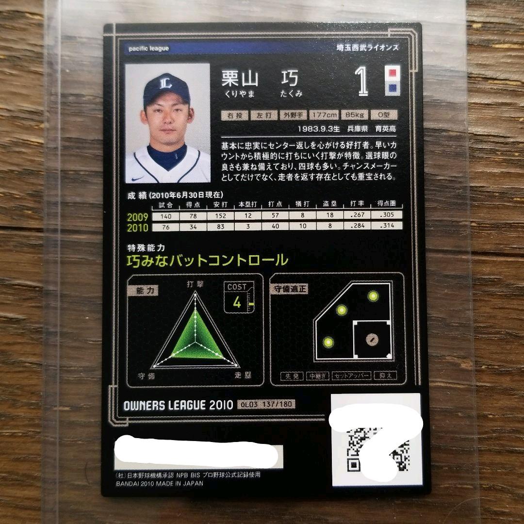 OWNERS LEAGUE 2010 栗山　巧