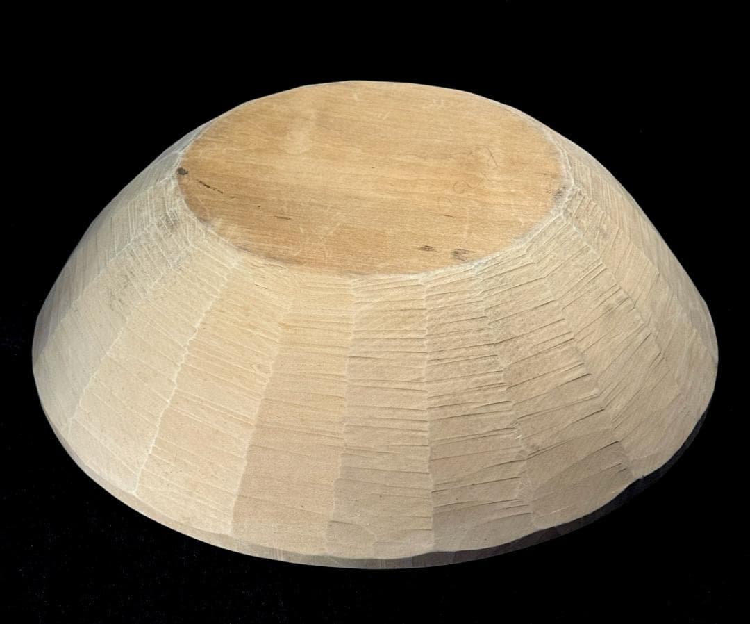 美品！　天然木 こね鉢　二点セット　直径45.5㎝・35.5㎝
