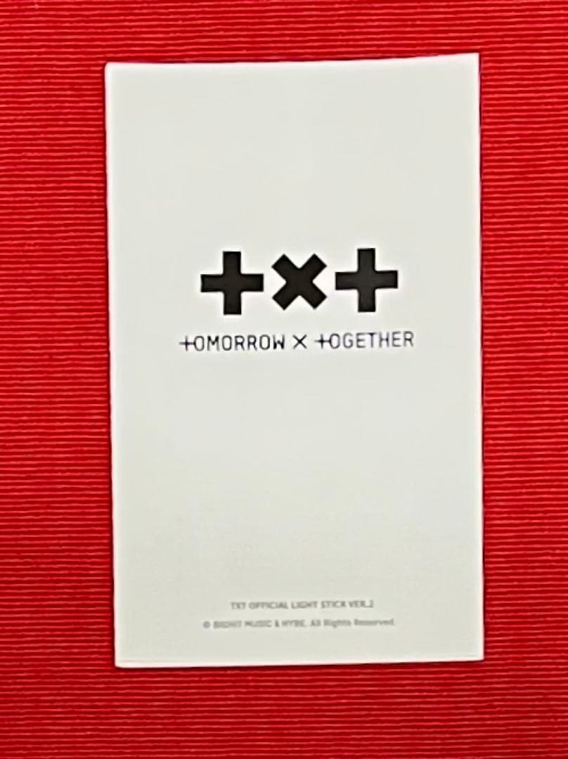 TXT OFFICIAL LIGHT STICK ver.2 匿名発送トレカ5枚