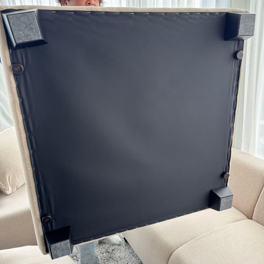 超美品 ローソファ コーナータイプ モダン ベージュ