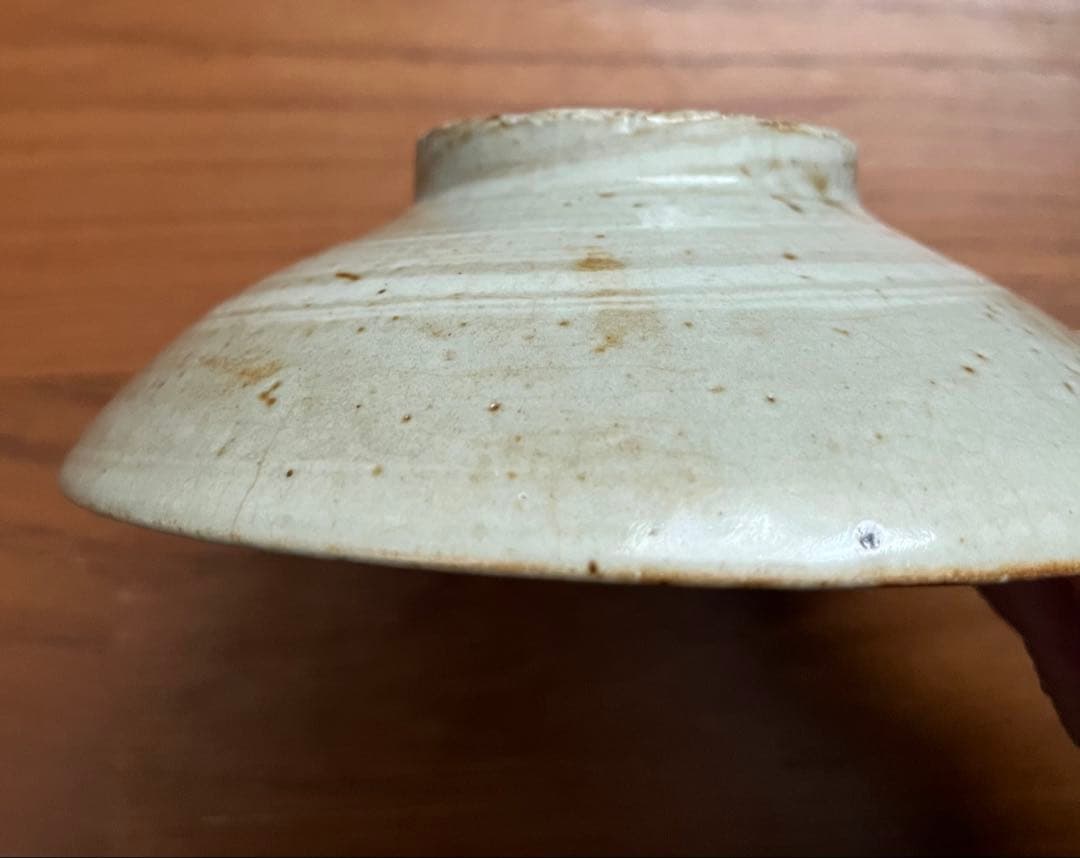 李朝/16世紀〜18世紀頃の平皿/アンティーク陶器
