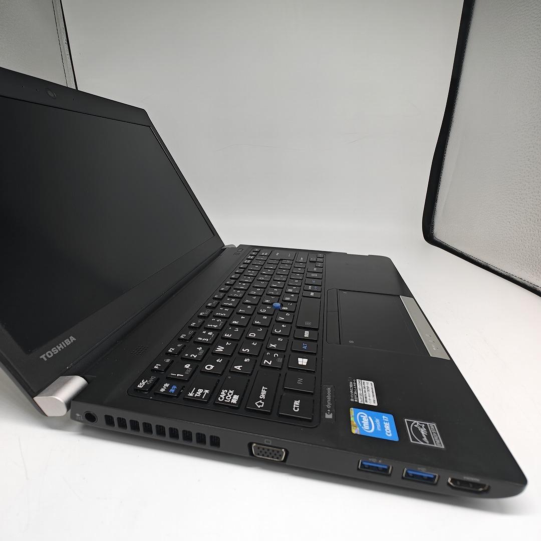 【東芝】R83 高性能i7 新品SSD256GB 8G ブラック ノートPC