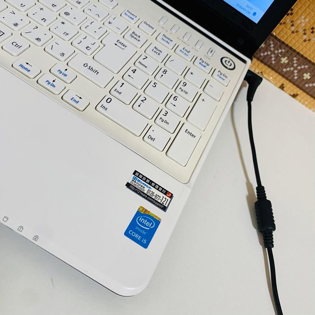 Y90 NECノートパソコン i5メモリ8G高速 Windows11オフィス付き
