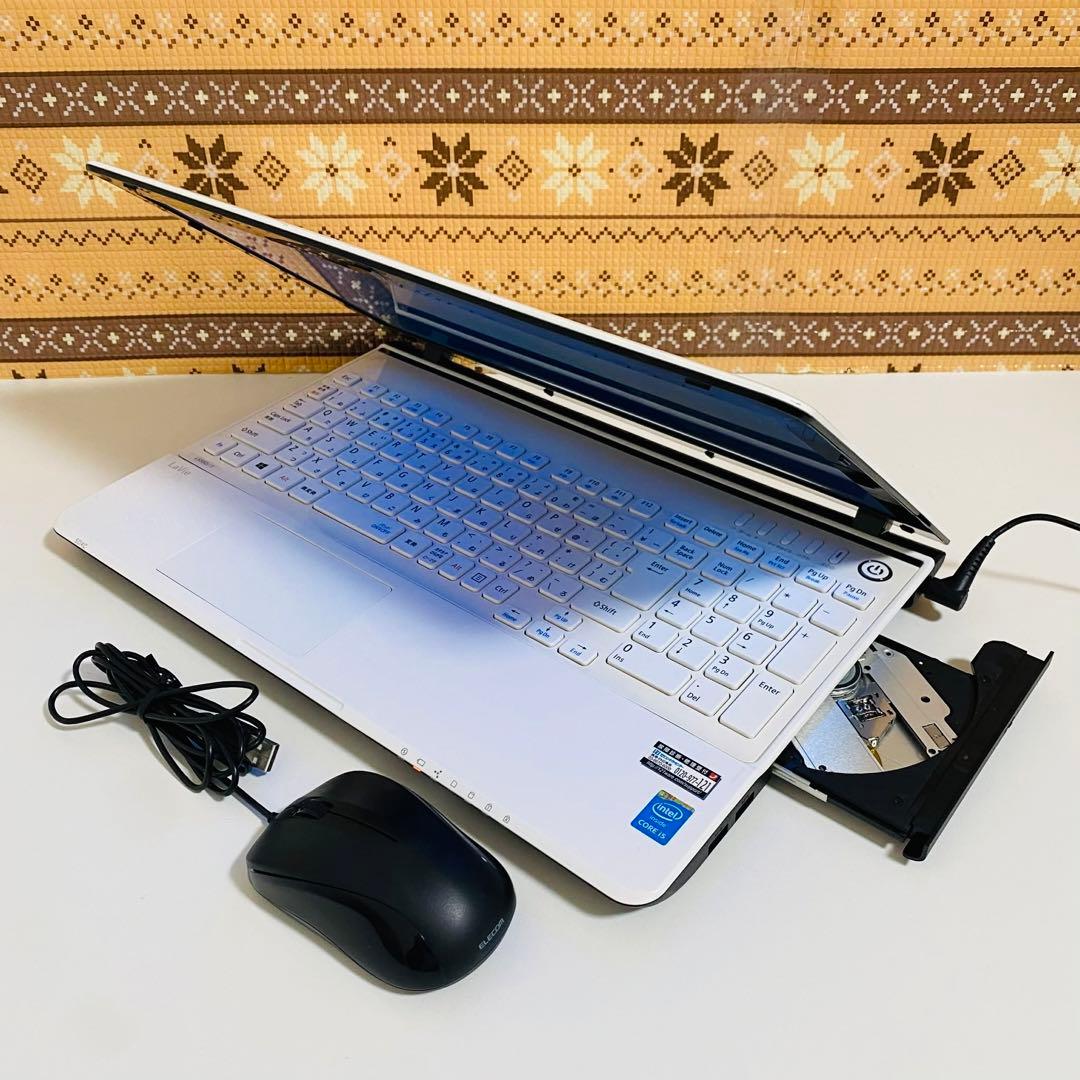 Y90 NECノートパソコン i5メモリ8G高速 Windows11オフィス付き