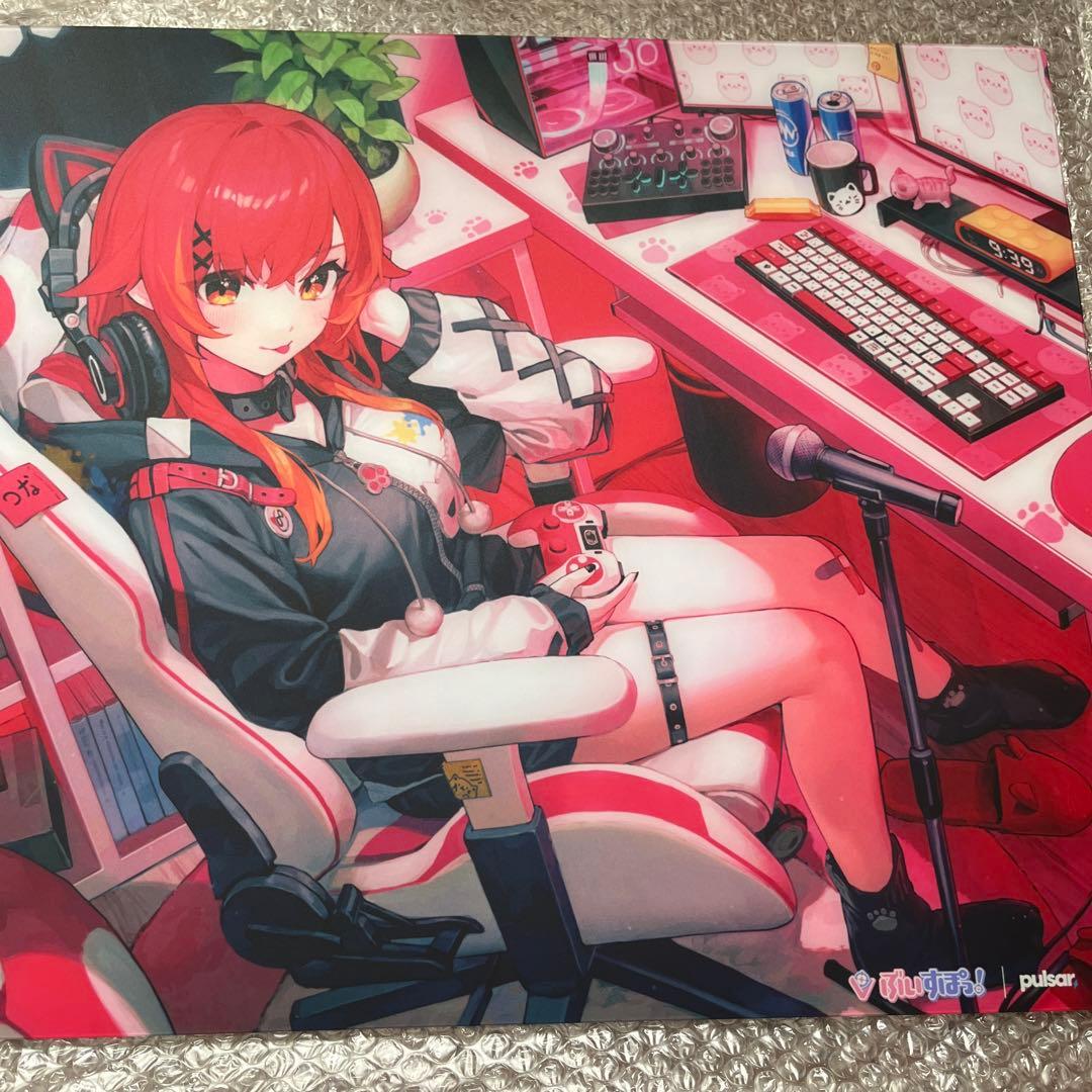 ぶいすぽっ！　猫汰つな　ガラスマウスパッド