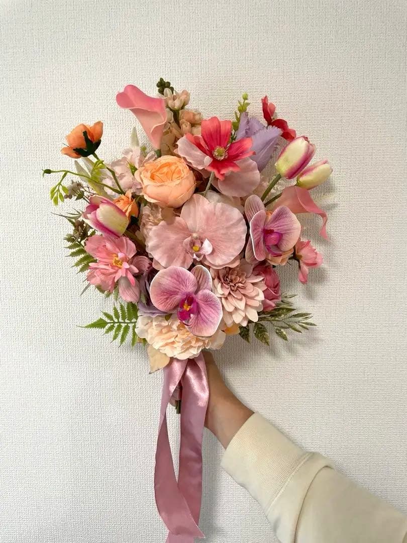 アーティシャルフラワーブーケ、ブートニア