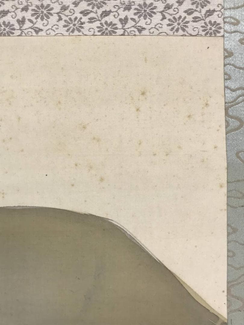 真作/浅見香城/梅咲之里図/梅花山水/春山水図/花図/掛軸/名家伝来/AE-95