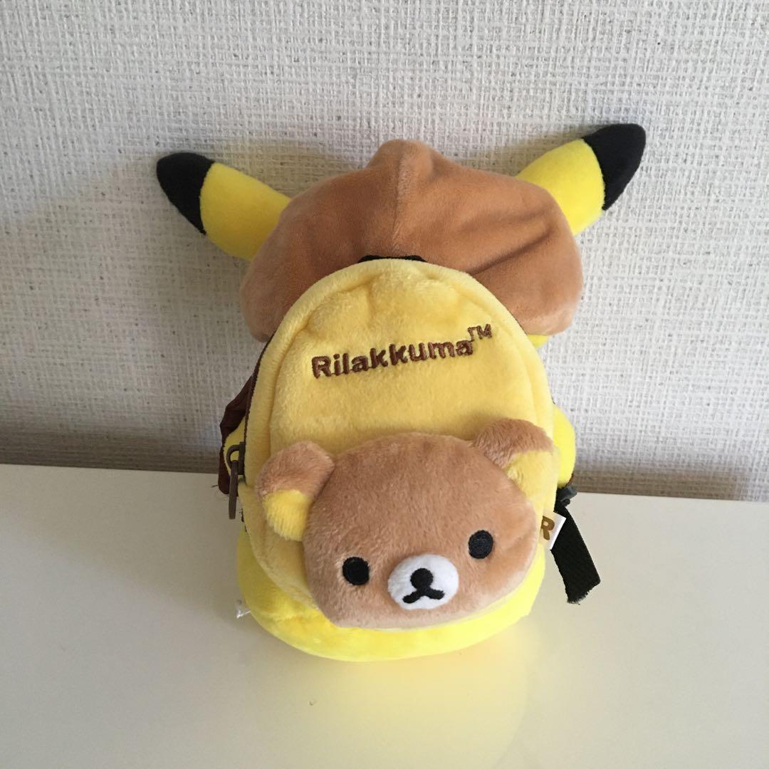 希少品　リラックマ　2点　まとめ売り　フード　リュック　キイロイトリ　推し活