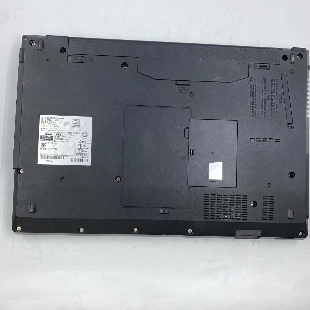 富士通A746/N 15.6型 ノートPC Win11 8GB SSD256GB