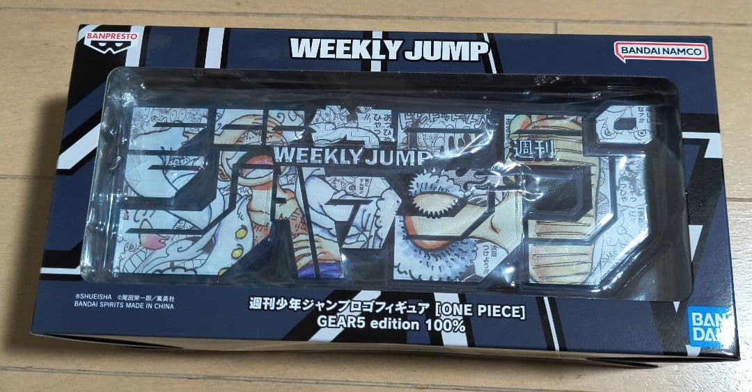 【新品】週刊少年ジャンプ　ロゴフィギュア　ONE PIECE GEAR5