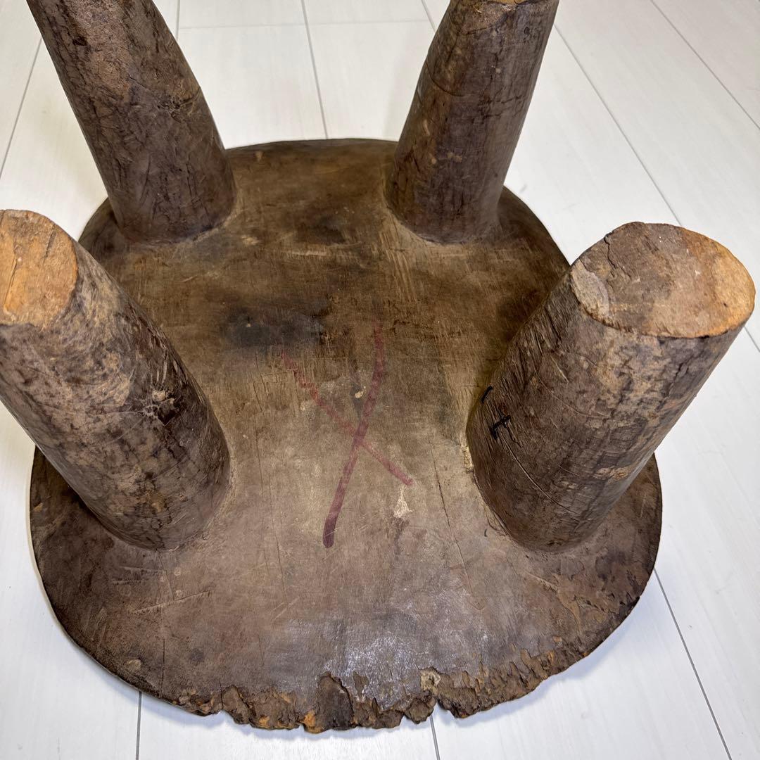 アフリカ　セヌフォ族テーブル　ハンドメイド　民具　雑貨