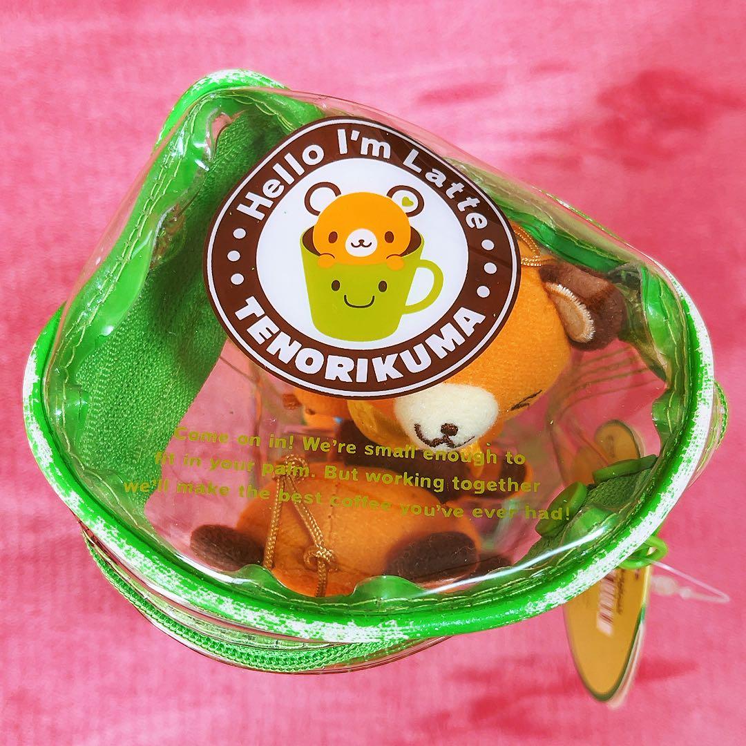 希少レア　てのりくま　パペットセット　ビニールポーチ　2006年製 サンリオ