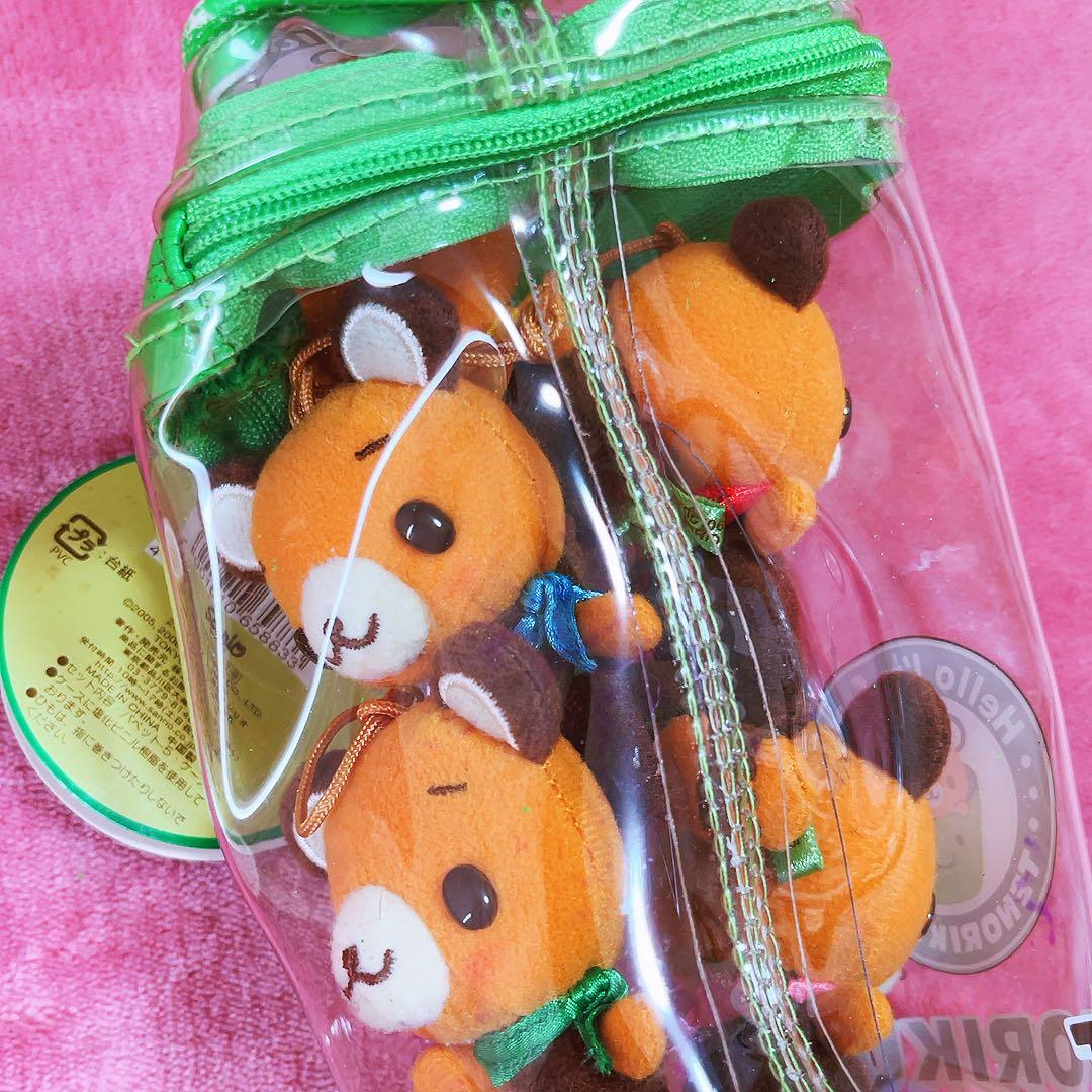 希少レア　てのりくま　パペットセット　ビニールポーチ　2006年製 サンリオ