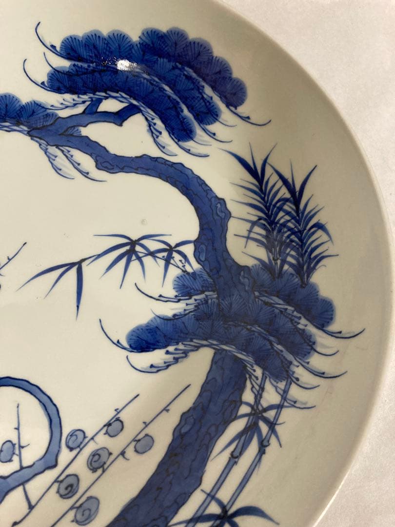 リ*ン様 鍋島焼 大皿 松竹梅