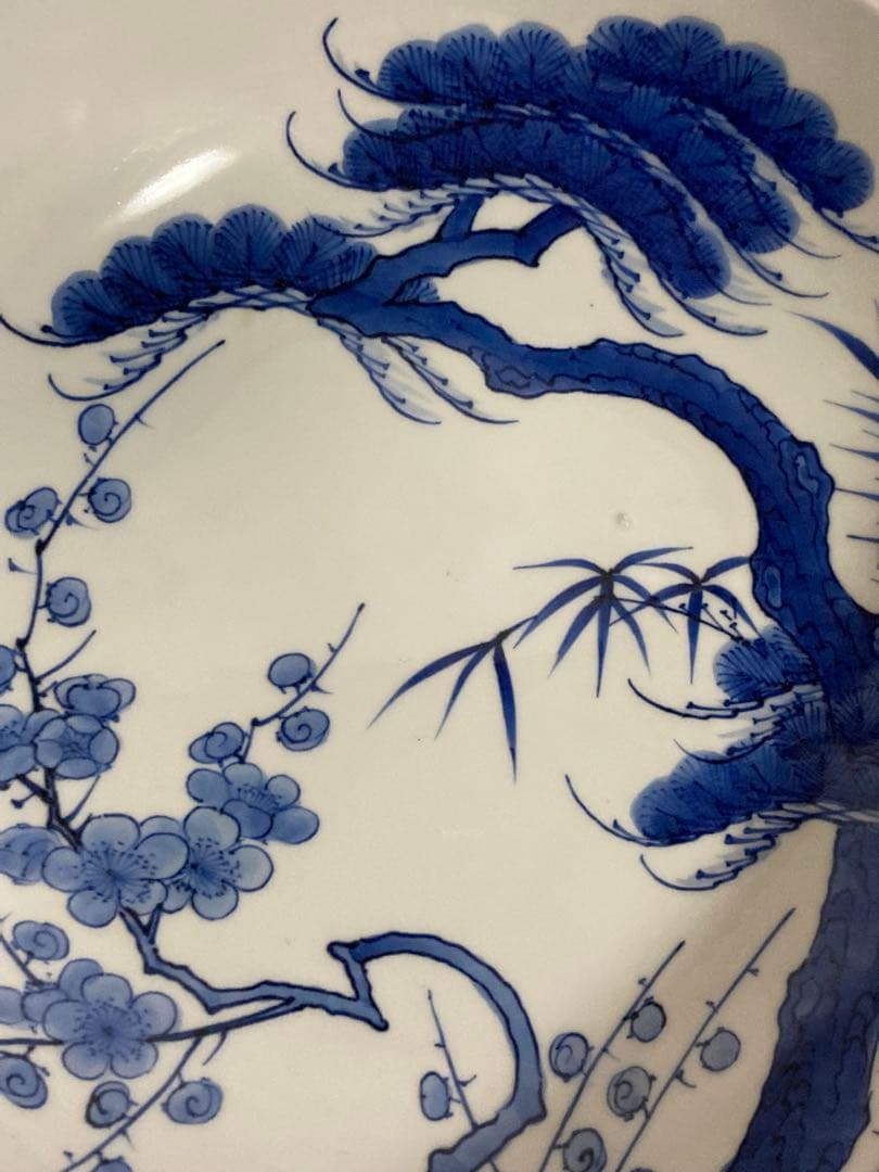 リ*ン様 鍋島焼 大皿 松竹梅