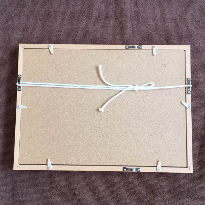 車の絵を飾りたい人にオススメ！『プロの色鉛筆イラスト作品原画！フレーム付き！』