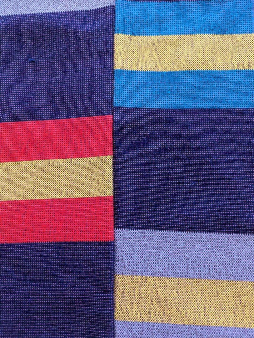 手織り　マルチカバー　こたつ上掛け　昭和レトロ　新品未使用 　特大