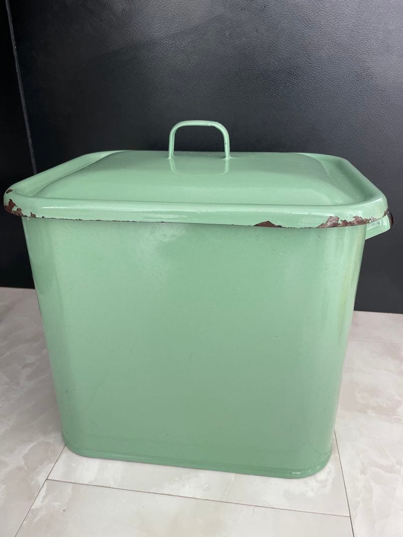 協和工業　ブレッド缶 ホーロー ブレッドボックス アメリカンカントリー雑貨