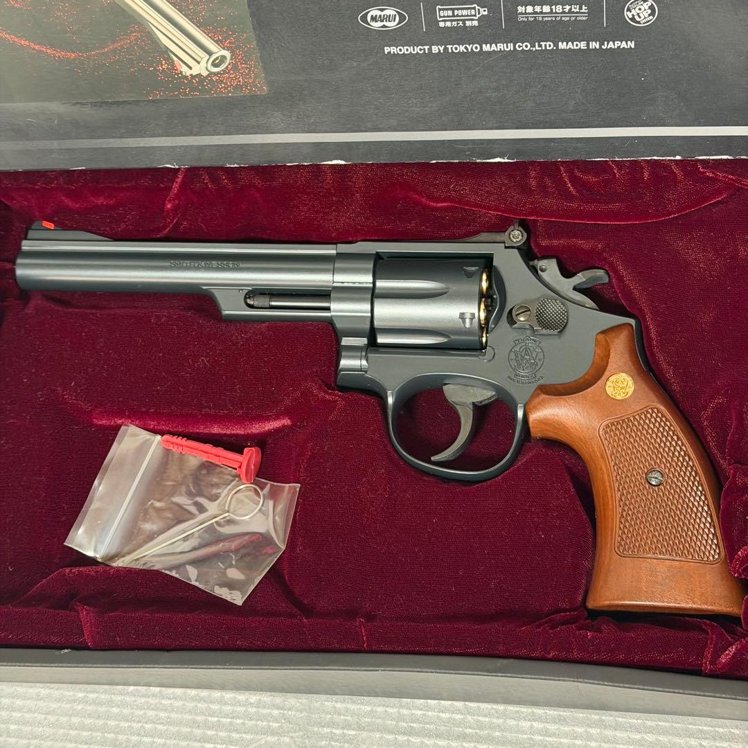 美品 東京マルイ S&W M19 リボルバー 6インチ ガスガン トイガン 次元