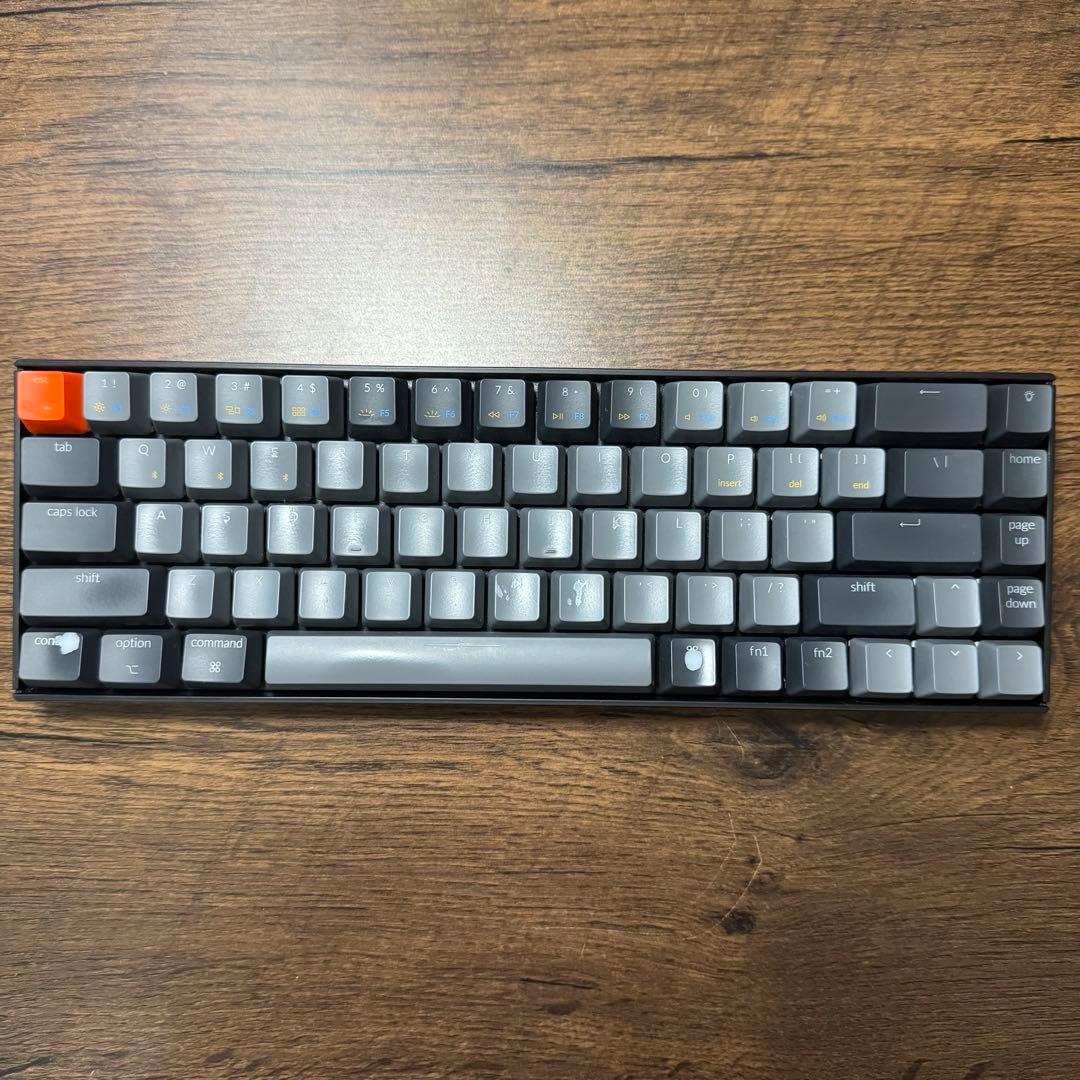 ワイヤレスキーボード Keychron K6 US配列 MacOS用 青軸