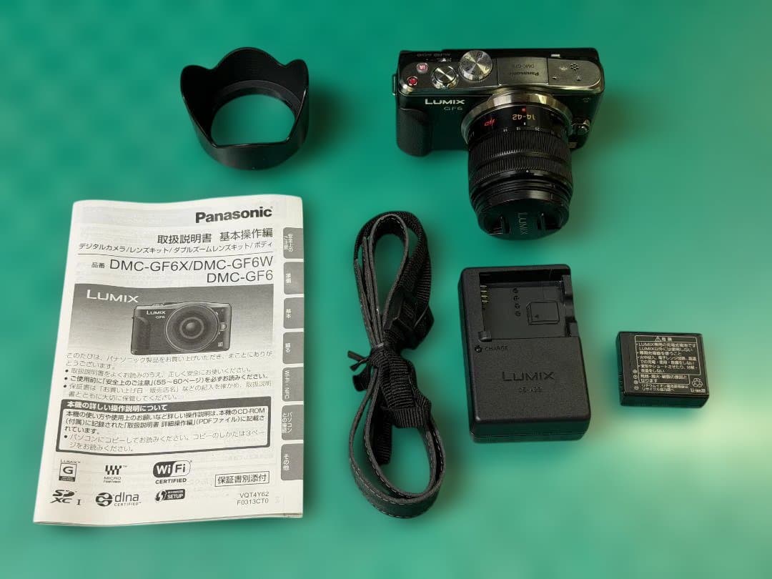 Lumix DMC-GF6 ブラック レンズキット H-FS1442A