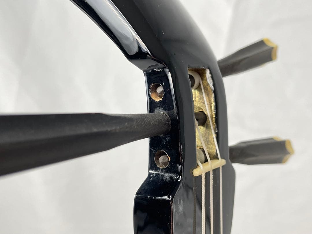 与那城型 沖縄三線 ビンテージゆし木/実入り チャー木チーガ 人工皮