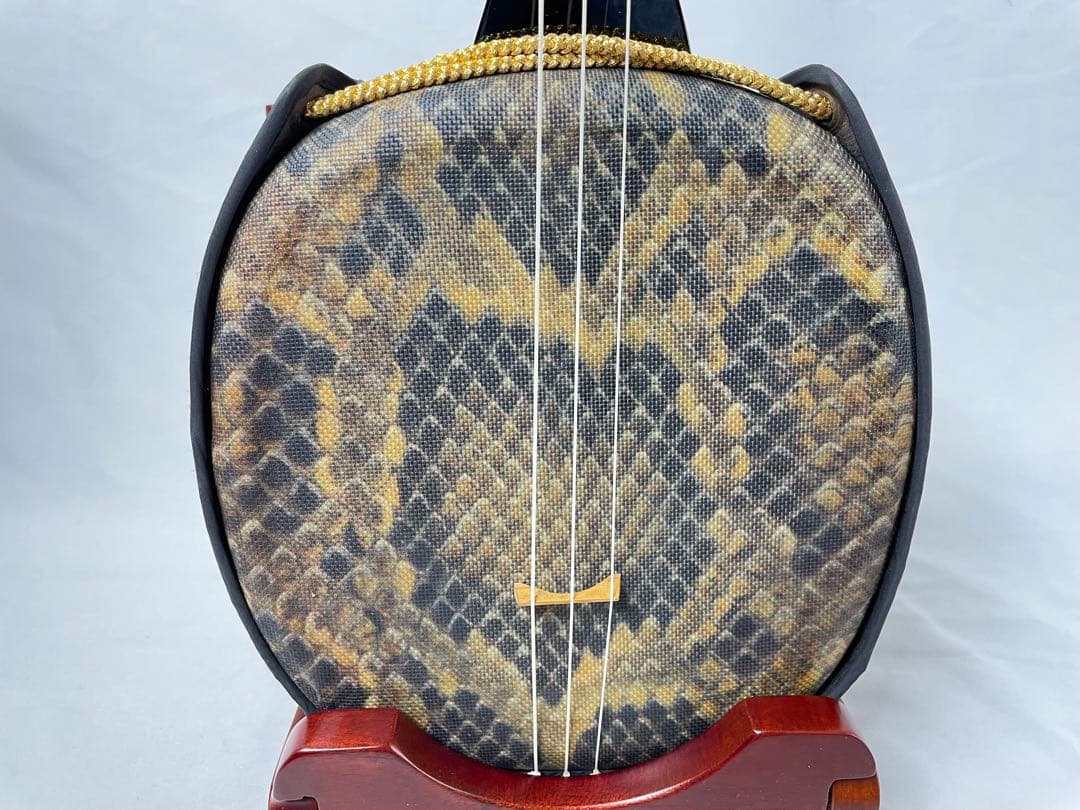 与那城型 沖縄三線 ビンテージゆし木/実入り チャー木チーガ 人工皮