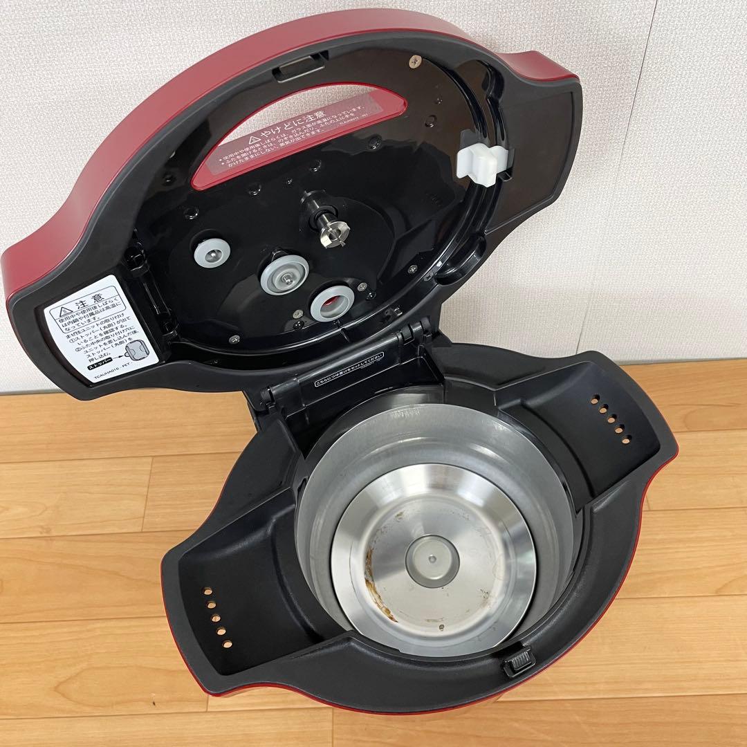 【美品】SHARP ヘルシオ ホットクック KN-HT99A-R 自動調理鍋