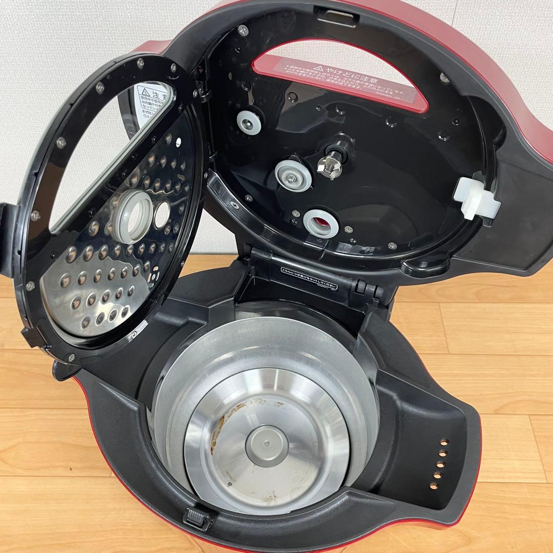 【美品】SHARP ヘルシオ ホットクック KN-HT99A-R 自動調理鍋