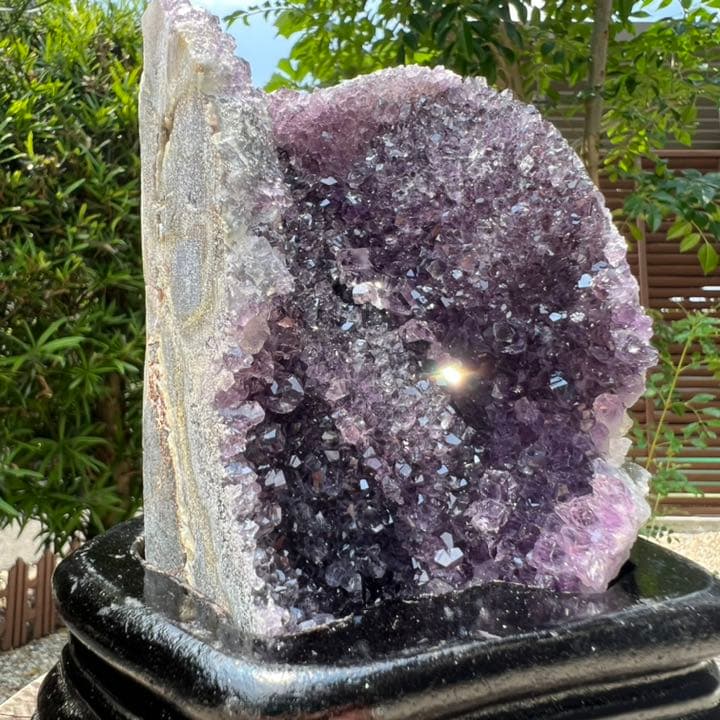 ✳️✨細かい煌びやかな輝き✨ウルグアイ産アメジストクラスター 天然石 置物