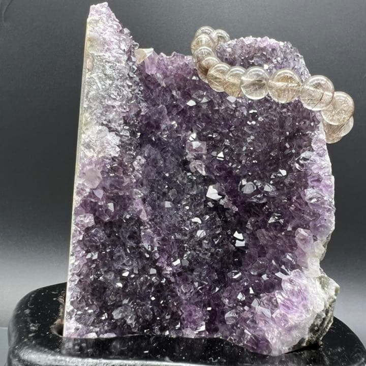✳️✨細かい煌びやかな輝き✨ウルグアイ産アメジストクラスター 天然石 置物