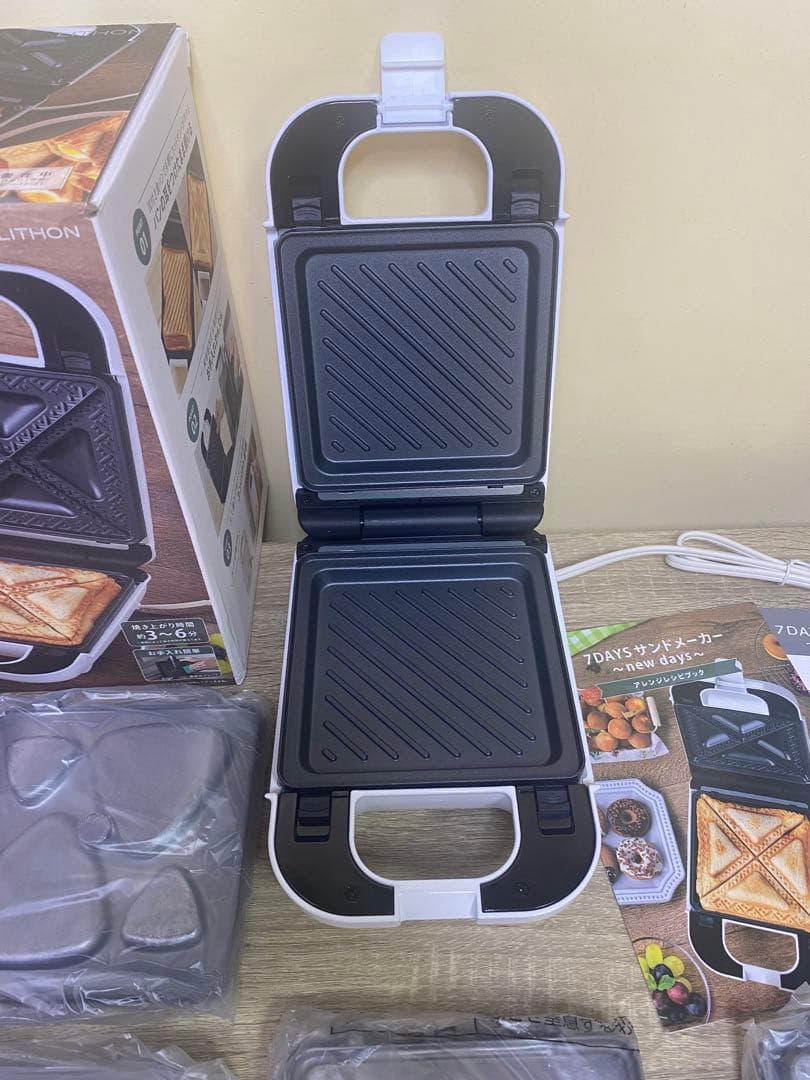 ✨ 新品 7DAYS サンドメーカー 7種付