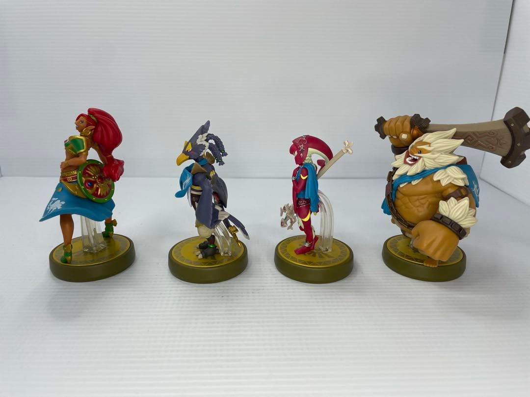 amiibo リーバル　ミファー　ダルケル　ウルボザ　ゼルダの伝説　四英傑