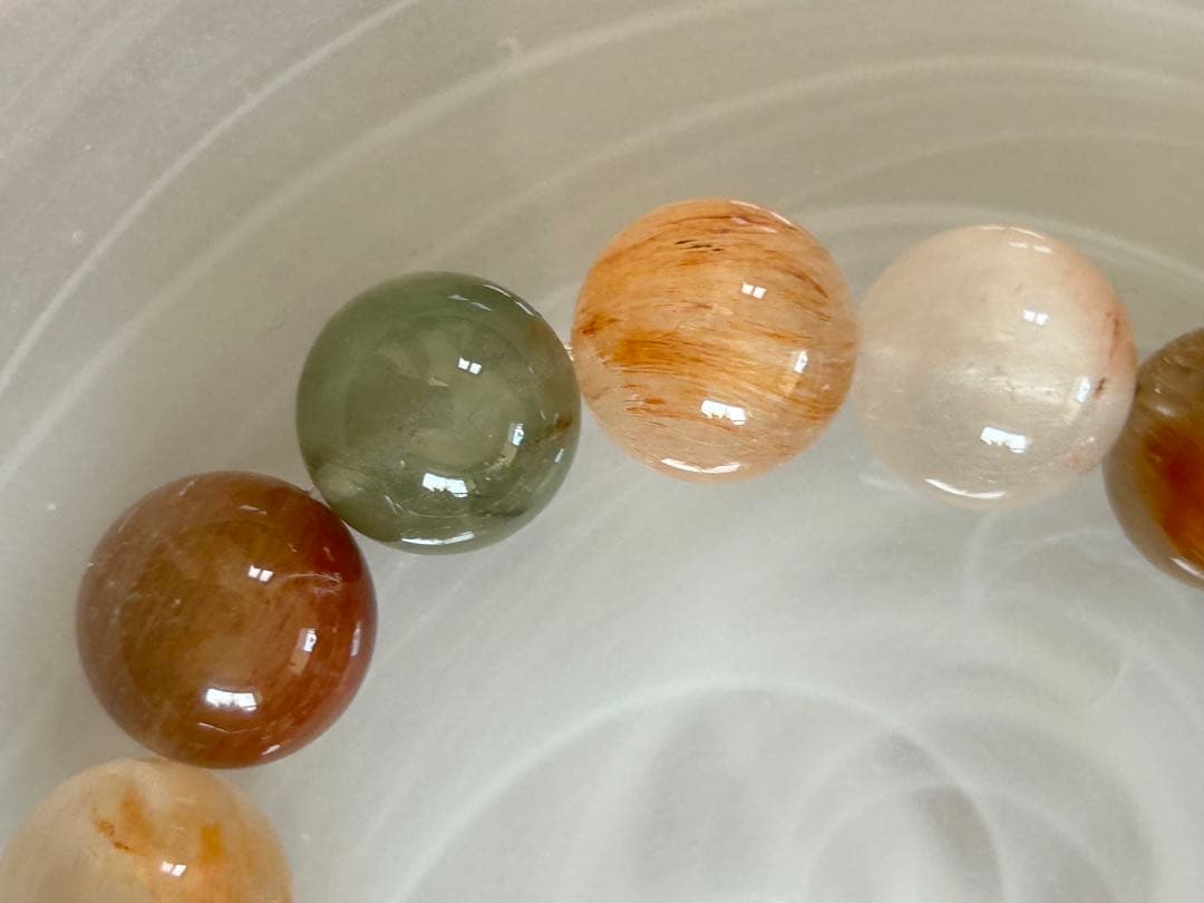 ミックスカラーサゲニティッククォーツ12.8