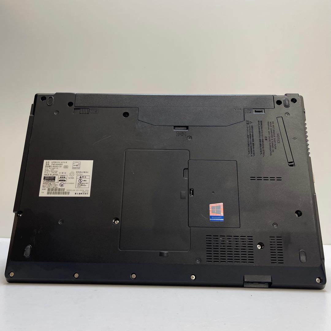 富士通 Lifebook A579/B i3-8145U 8GB SSD256G