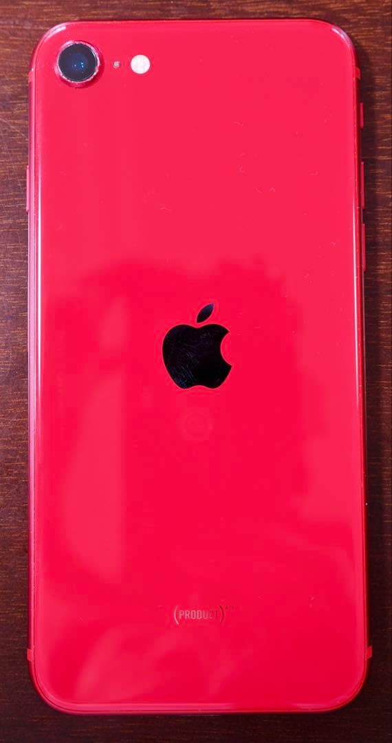 【値下げ】iPhone SE 第2世代 RED バッテリー89% SIMフリー