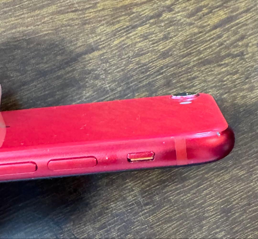 【値下げ】iPhone SE 第2世代 RED バッテリー89% SIMフリー