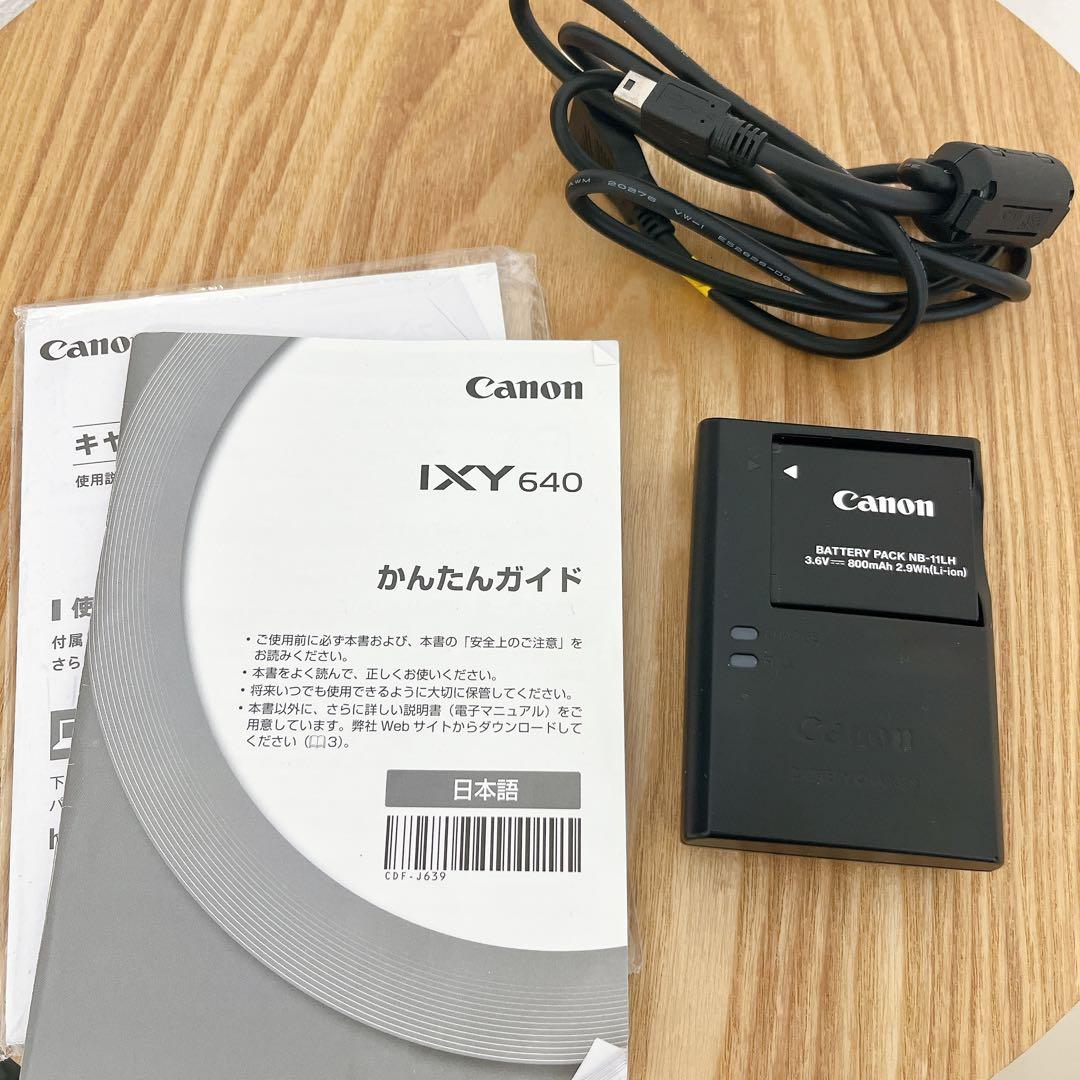 Canon IXY 640 デジタルカメラ ブラック
