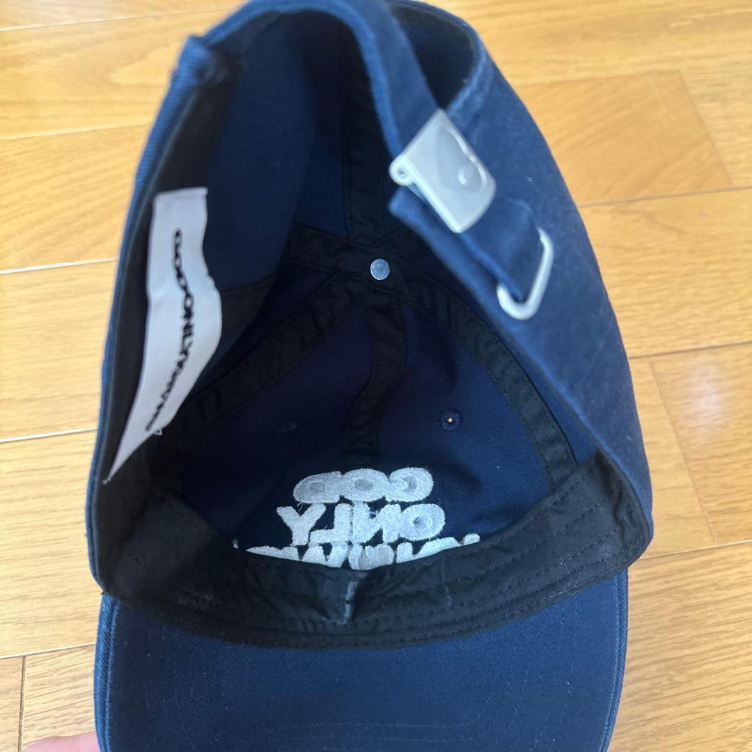 岩田剛典　GODONLYKNOWS キャップ ネイビー LOGO CAP 帽子
