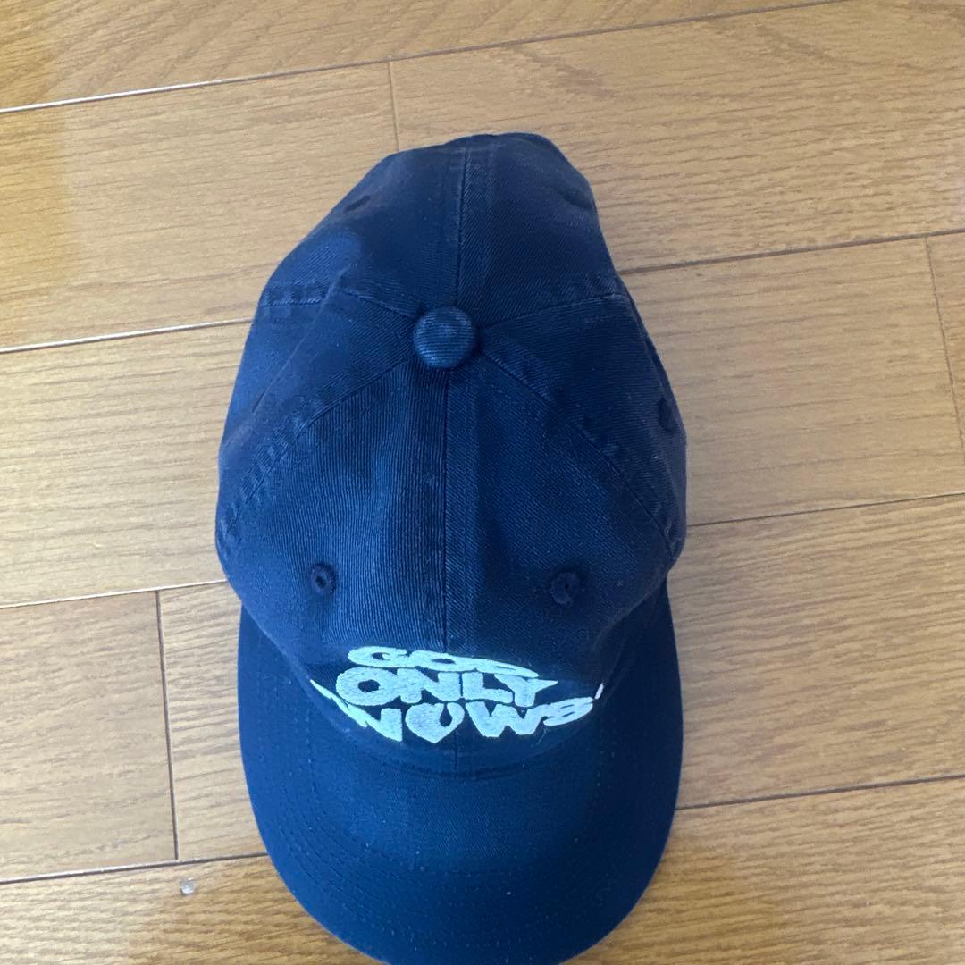 岩田剛典　GODONLYKNOWS キャップ ネイビー LOGO CAP 帽子