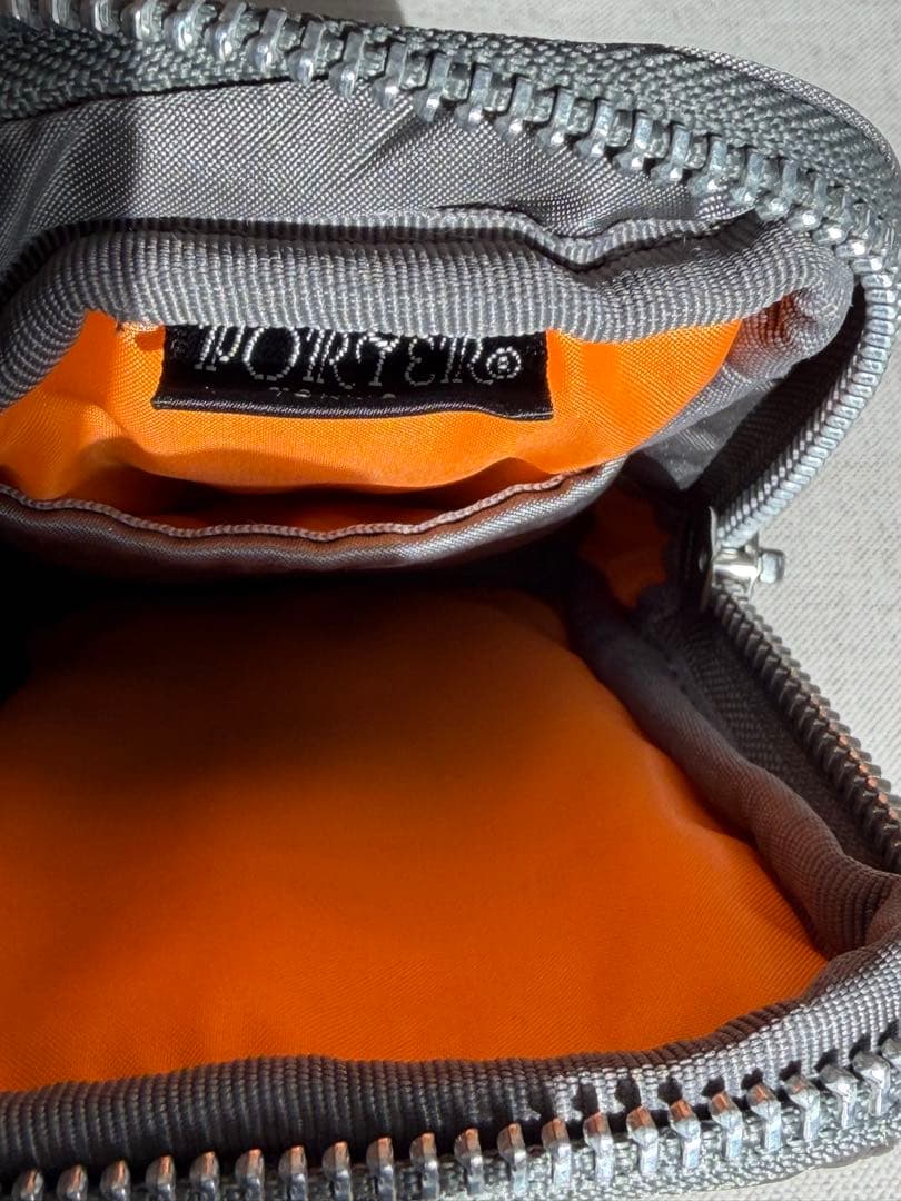 ◾️PORTER◾️ポーター　タンカー　ポーチ　シルバーグレー