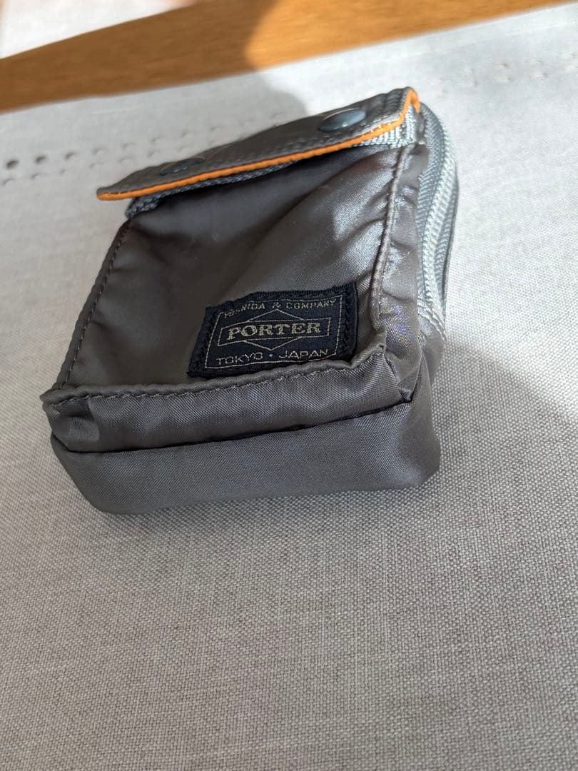 ◾️PORTER◾️ポーター　タンカー　ポーチ　シルバーグレー