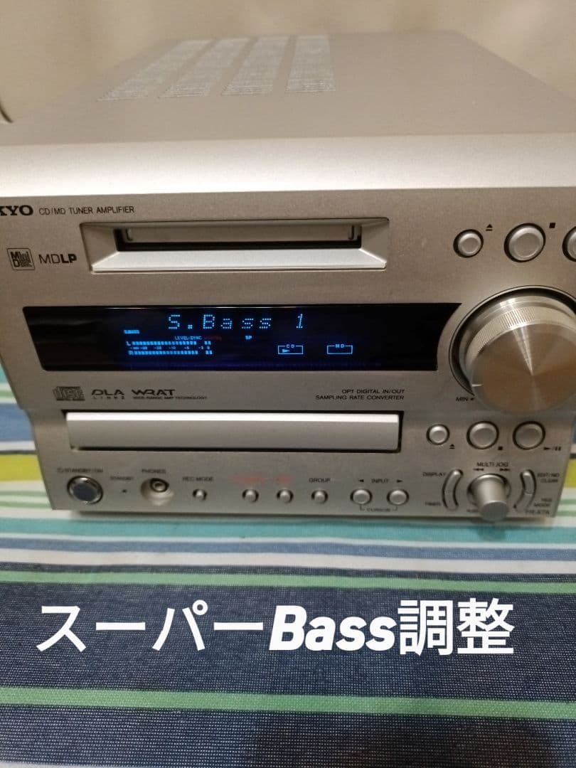 ONKYO FR-X7A CD,MD,FM/AM 整備済完動品　純正リモコン付