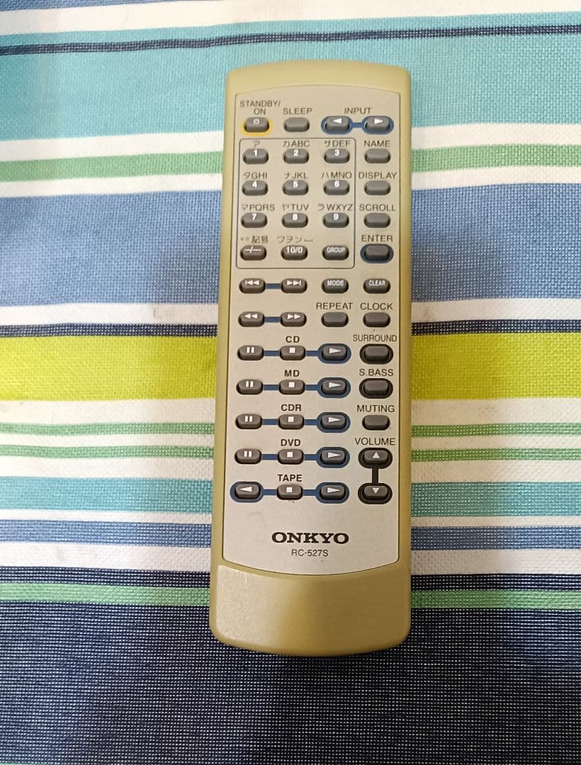 ONKYO FR-X7A CD,MD,FM/AM 整備済完動品　純正リモコン付