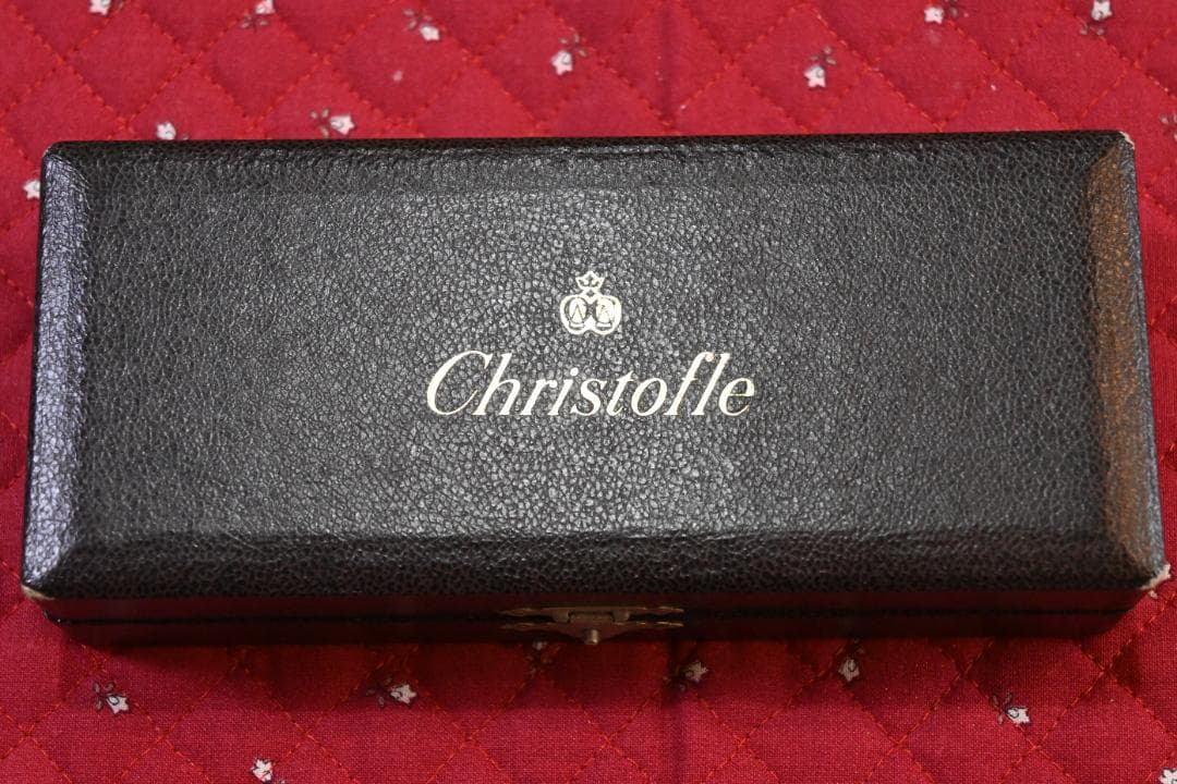 ＊Christofle＊ クリストフル コーヒースプーン パール 2点セット共箱