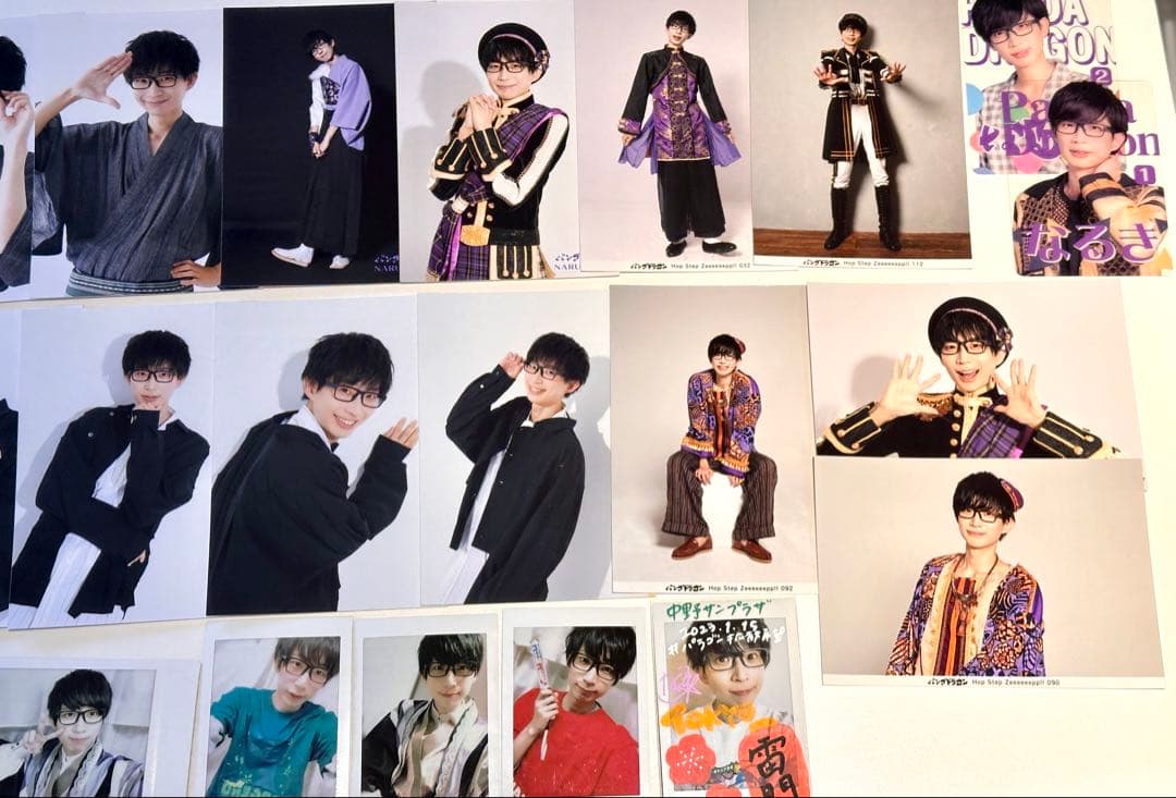 【直筆あり】パンダドラゴン なるき ぬいぐるみ 写真 チェキセット