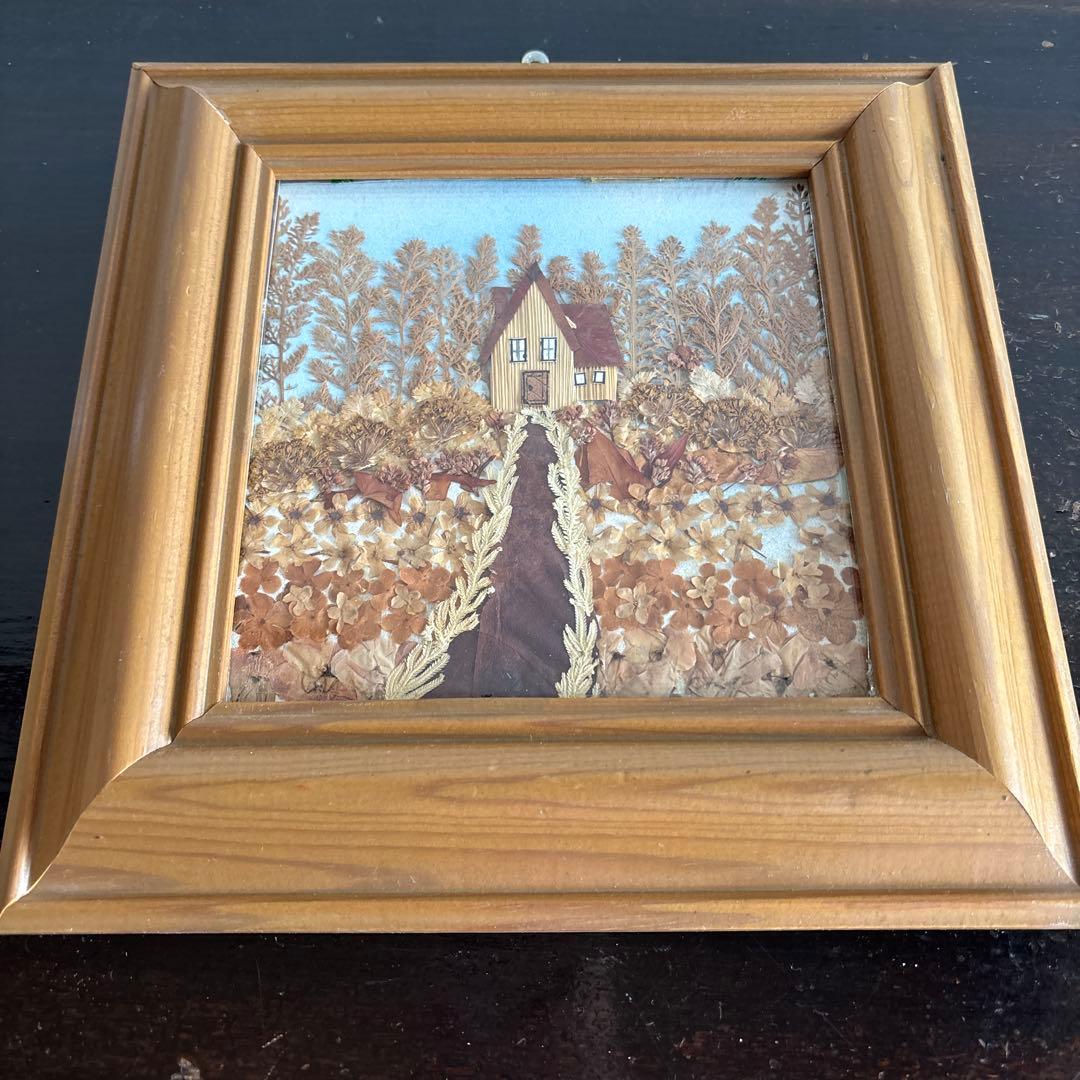 押し花　押花　アート　絵画　インテリア　美術　工芸　風景画　貼り絵