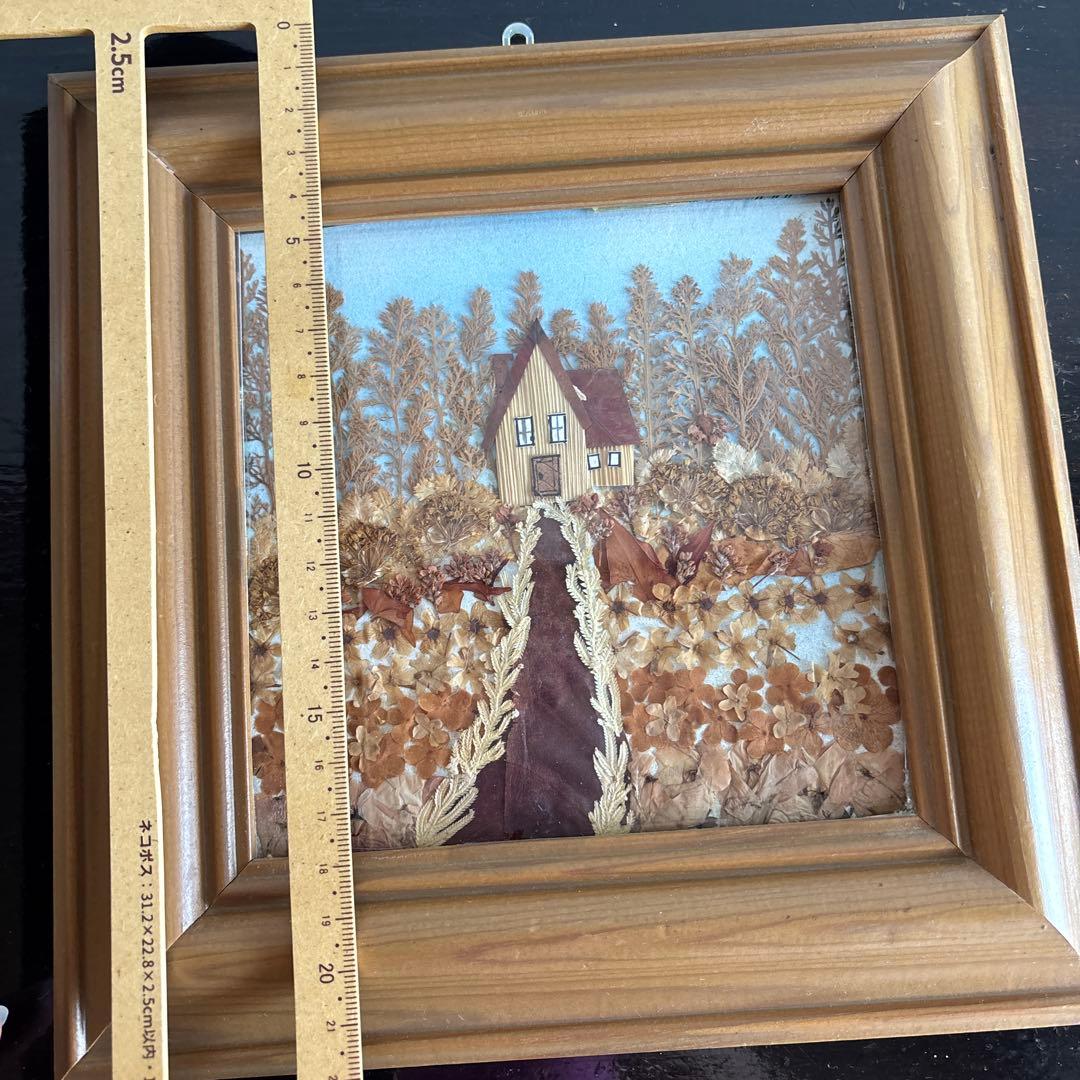 押し花　押花　アート　絵画　インテリア　美術　工芸　風景画　貼り絵